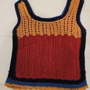 Handmade wool tank top.